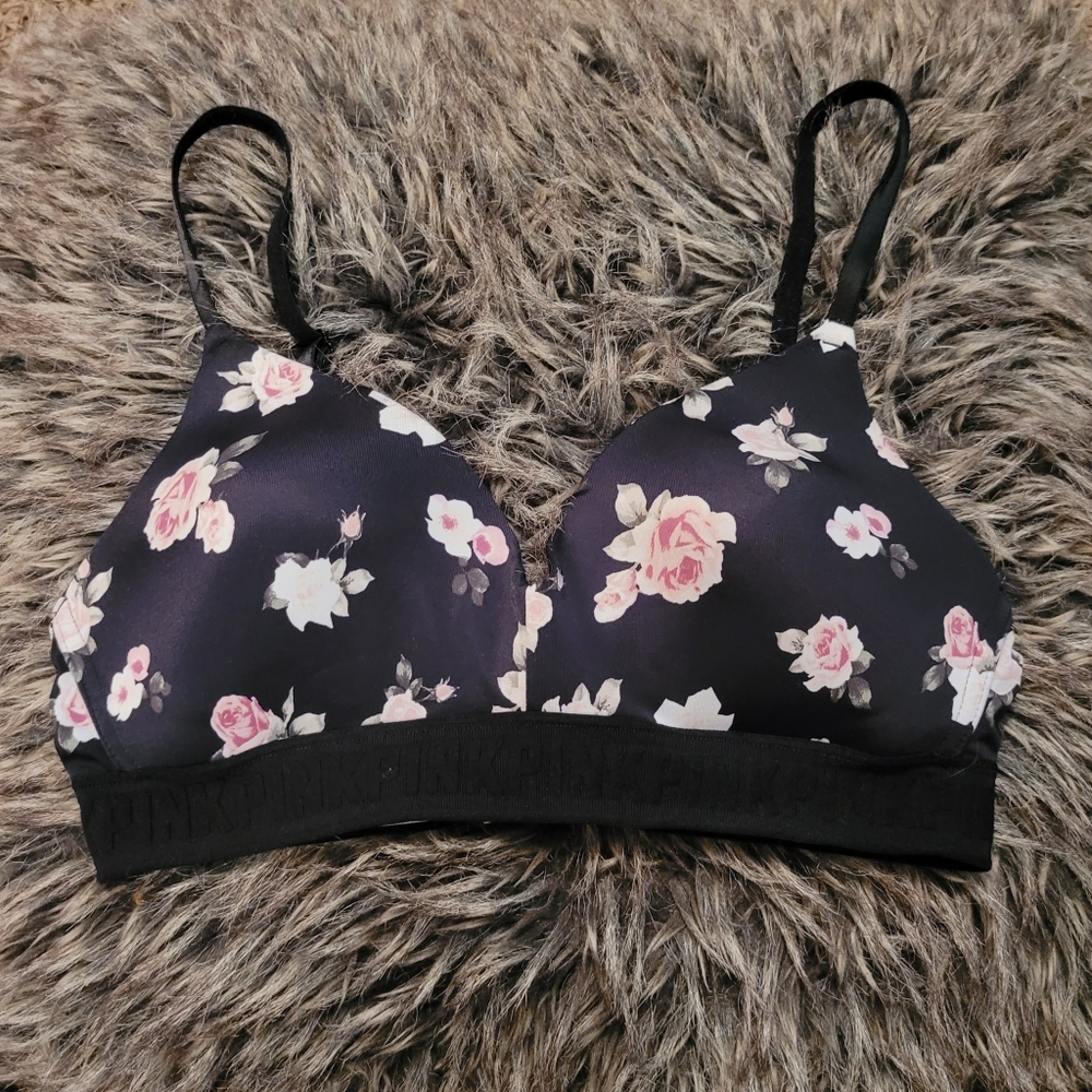 PINK Victoria's Secret Floral Everywhere Bra 36B
